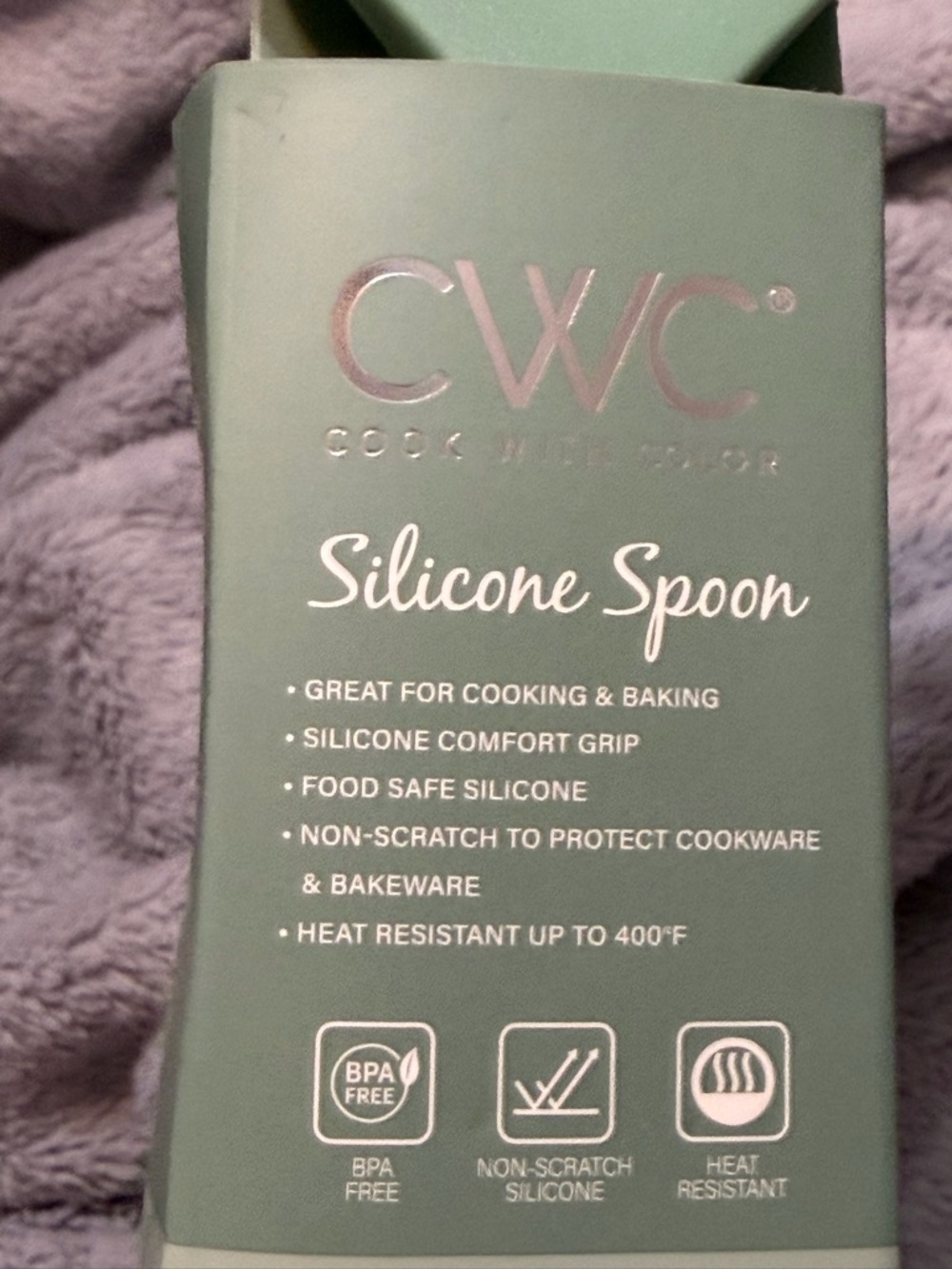 CWC Silicone Spoon in Sage Green - Cook With Color - Picture 4 of 6